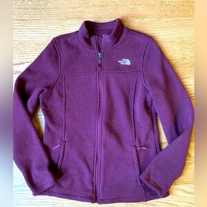 The North Face Women’s Maggy Fleece zippered sweater, size L $35